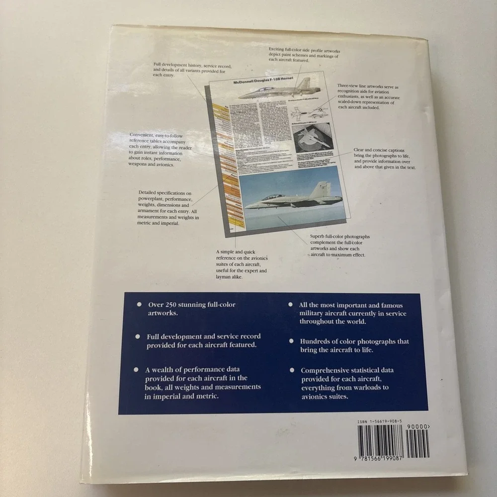 The Encyclopedia of Modern Warplanes Bill Gunston Hardcover Military Aircraft